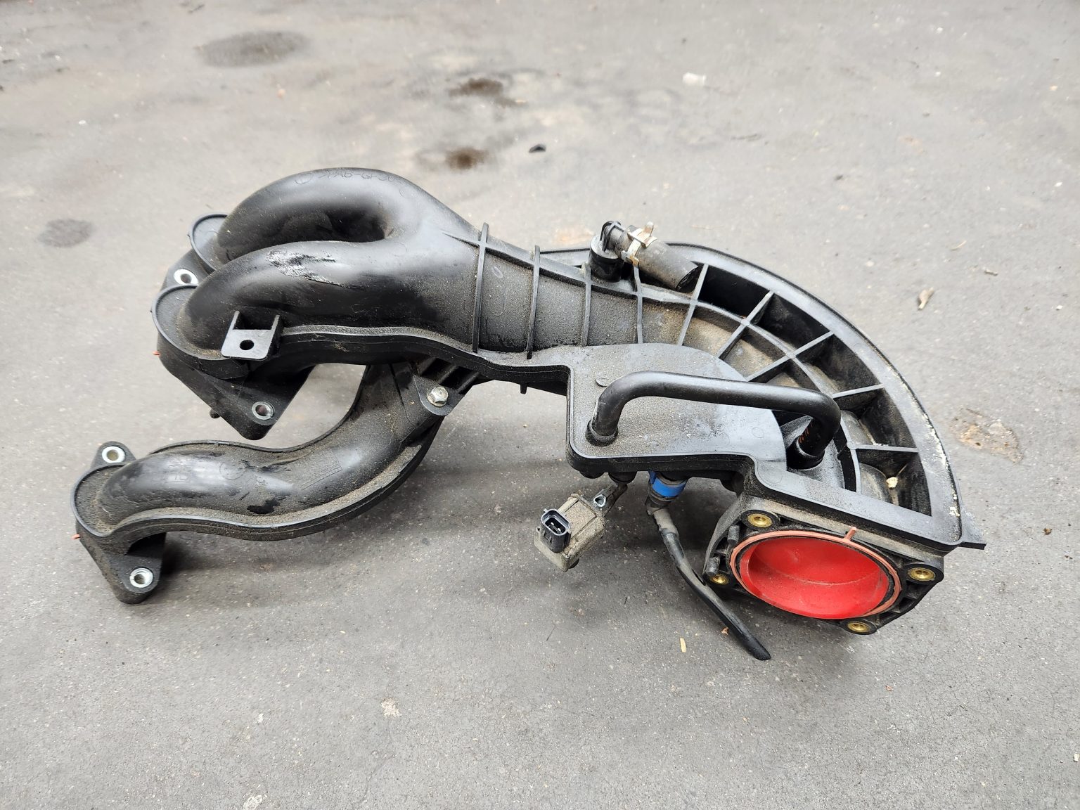 0911 s2 rx8 6 port engine upper intake manifold w/ extension pipe