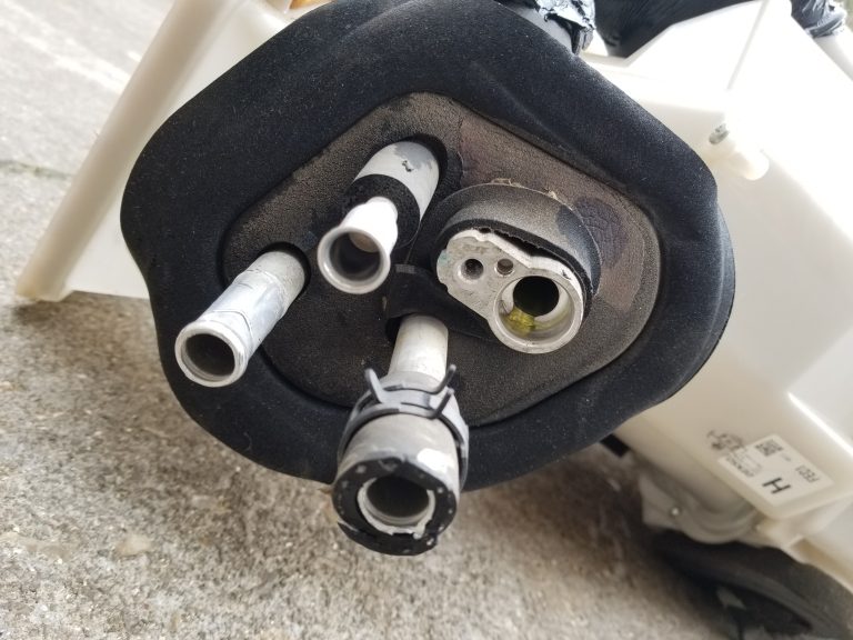 rx8 under dash heater core & a/c evap core box assembly Rotary