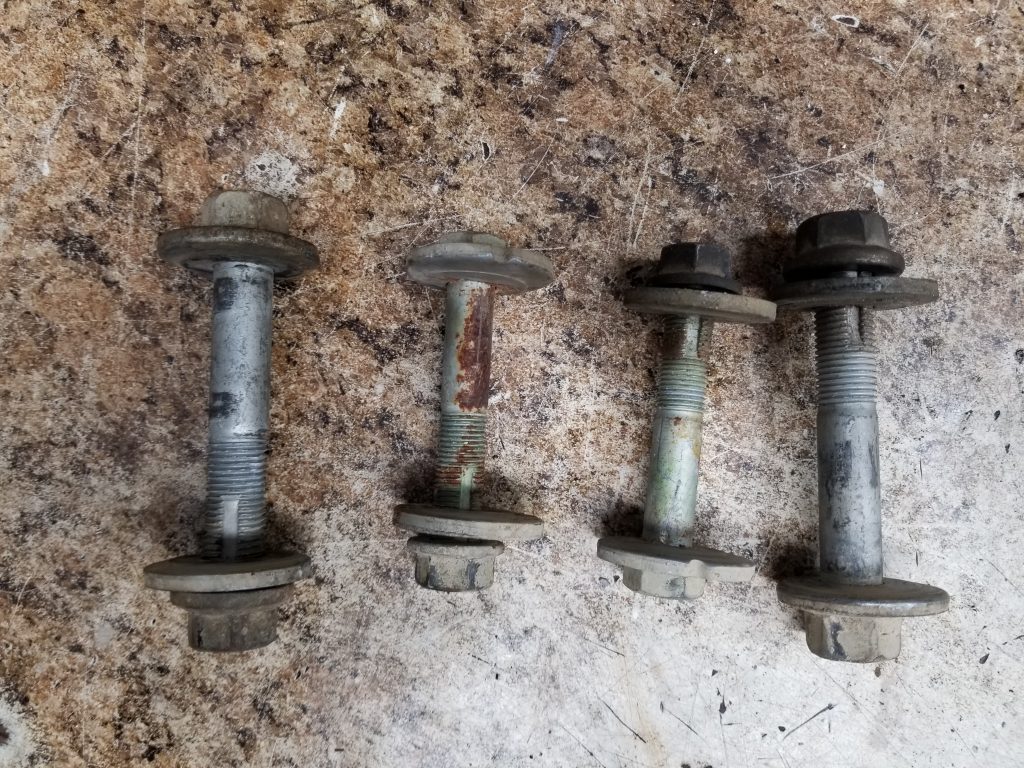 rx8 rear suspension lower control arm OEM hardware camber alignment