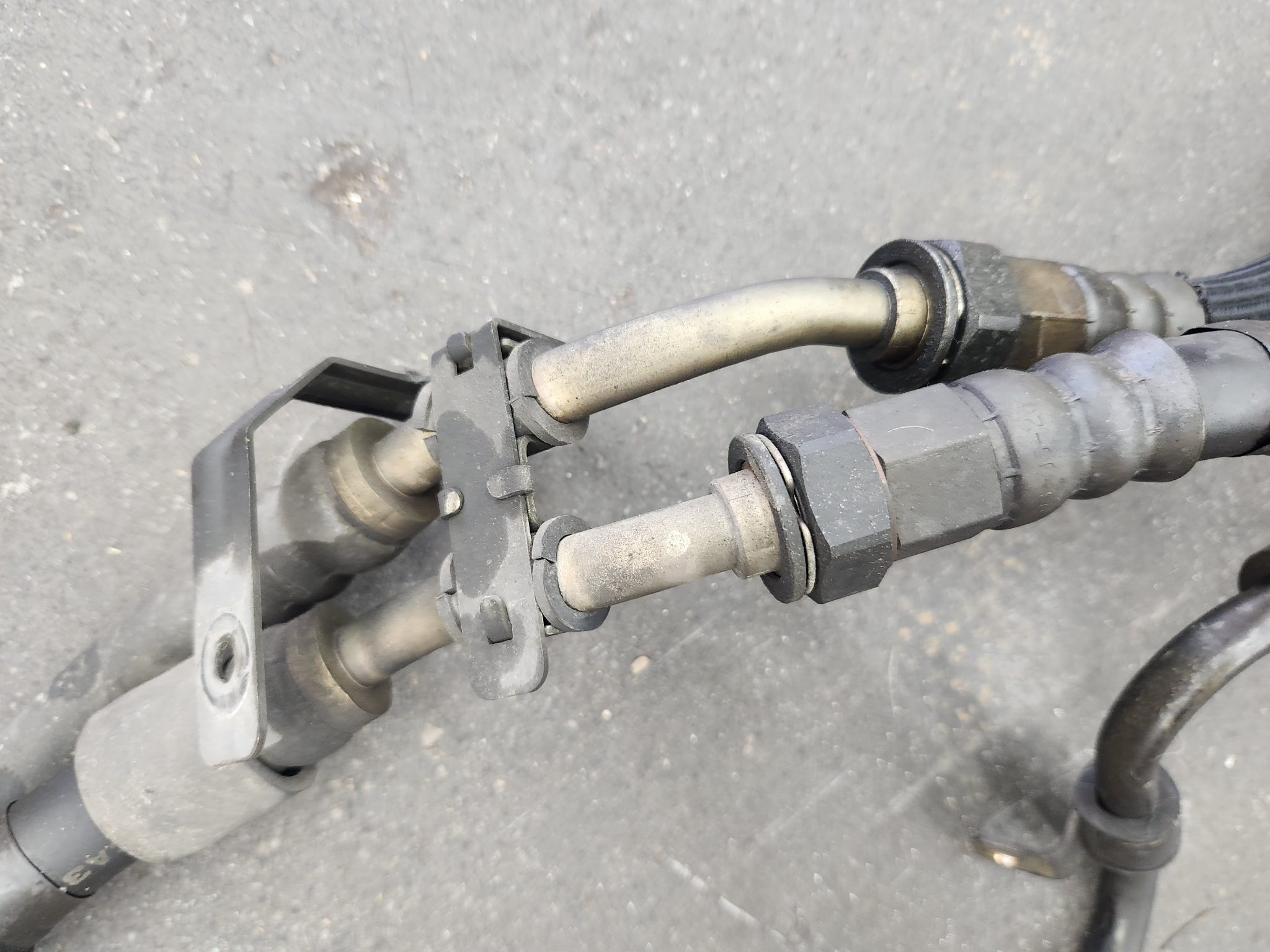 0411 rx8 engine oil cooler lines/hoses/pipes full set for dual cooler