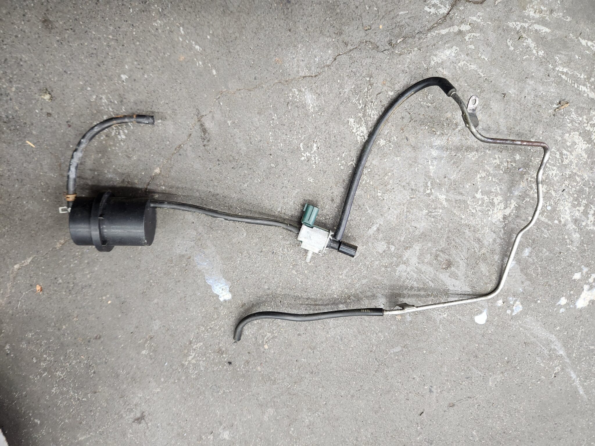 0411 rx8 VFAD air intake tube solenoid w/ vacuum chamber & pipe/hoses